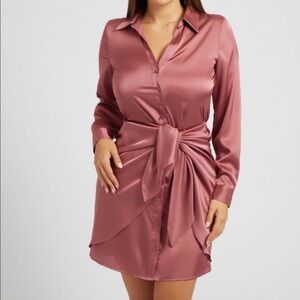 Guess silk rose dress